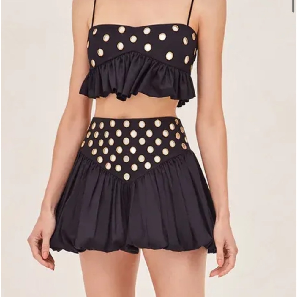 adorable black 2 piece set size small